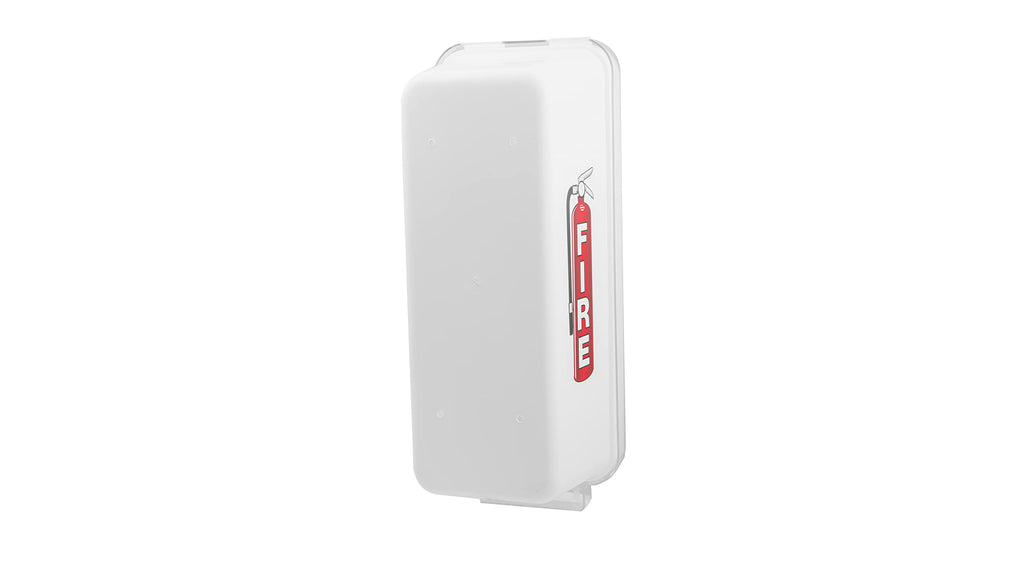 3 Pack White Wall-Mounted Fire Extinguisher Cabinet with Clear Pull-Cover N4147