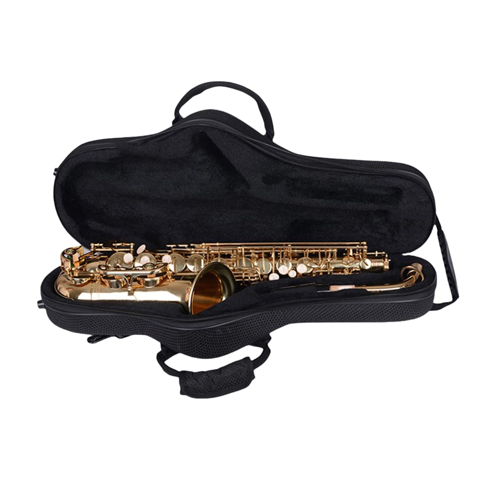 Alto Saxophone Case, Nylon with Backpack Straps, Lightweight Gig Bag T825667