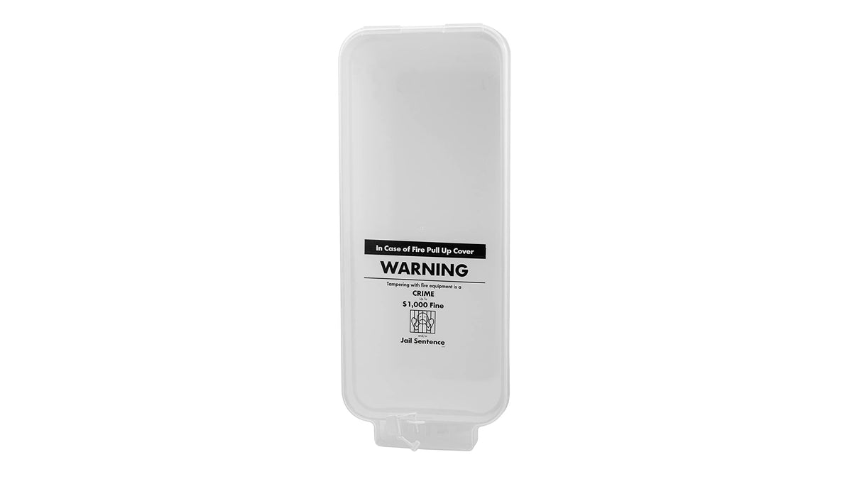 3 Pack White Wall-Mounted Fire Extinguisher Cabinet with Clear Pull-Cover N4147