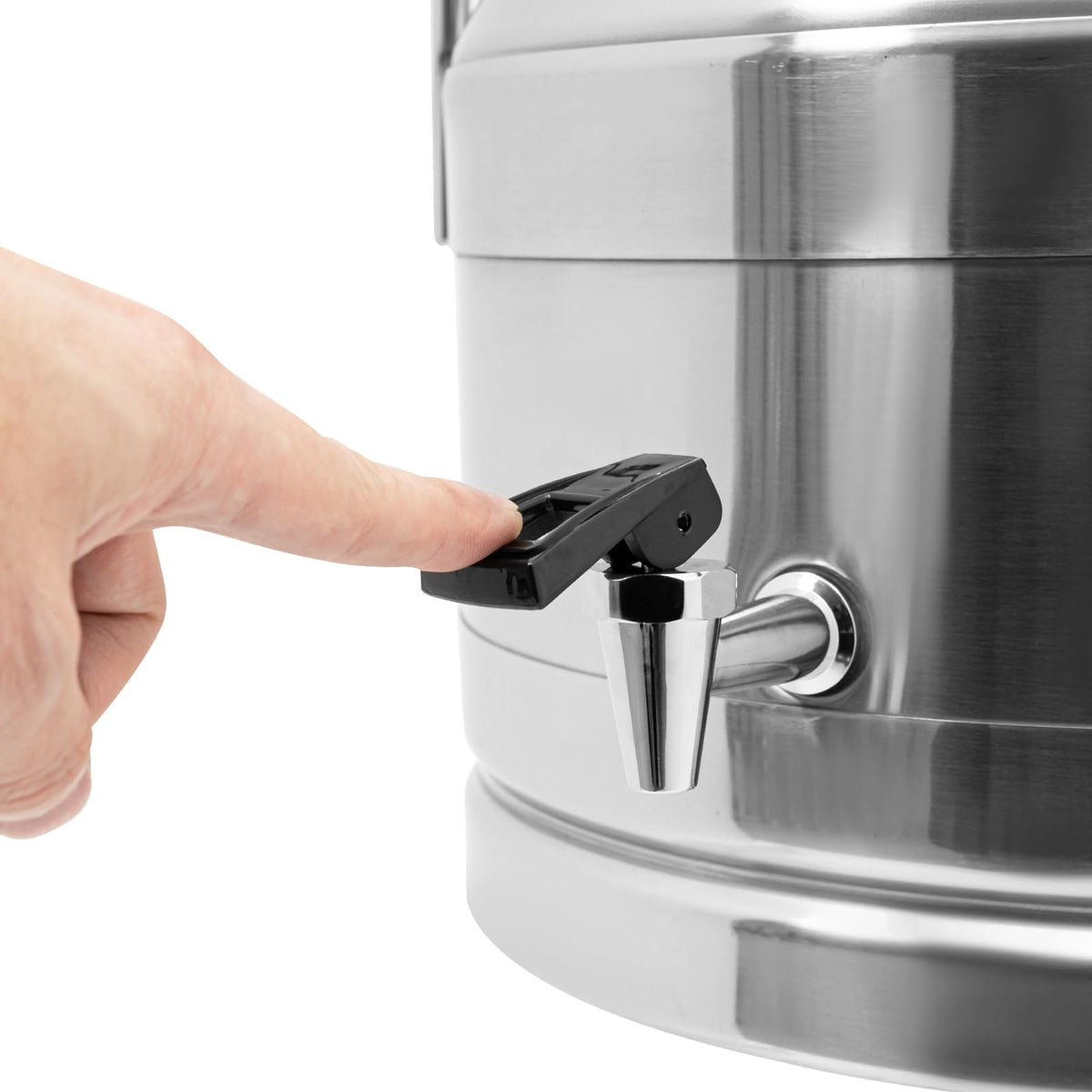 Stainless Steel Milk Can with Faucet, 20L Silicone Sealed Lid B671853