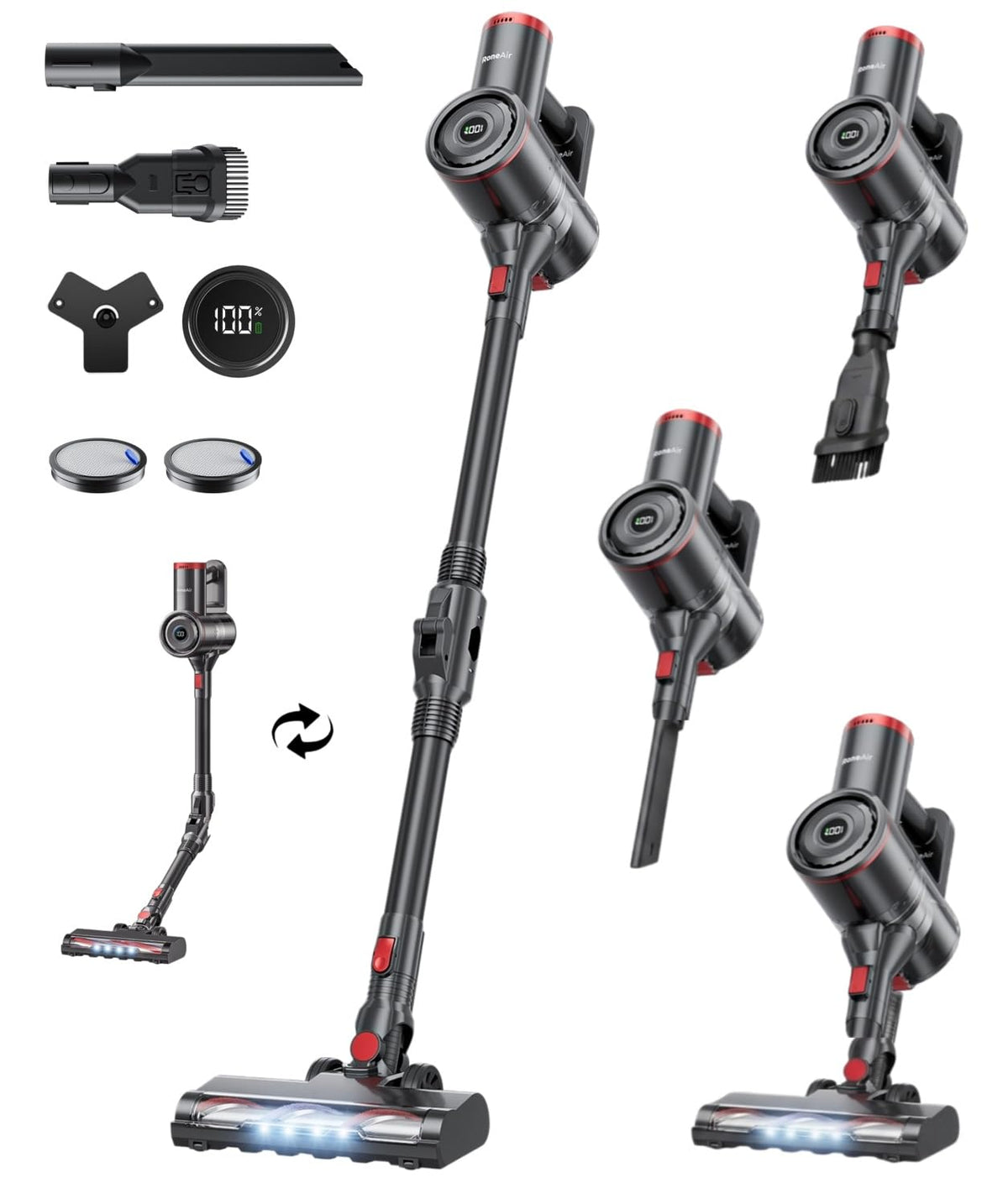 Cordless Vacuum Cleaner 40Kpa 45Min 6-in-1 N47191