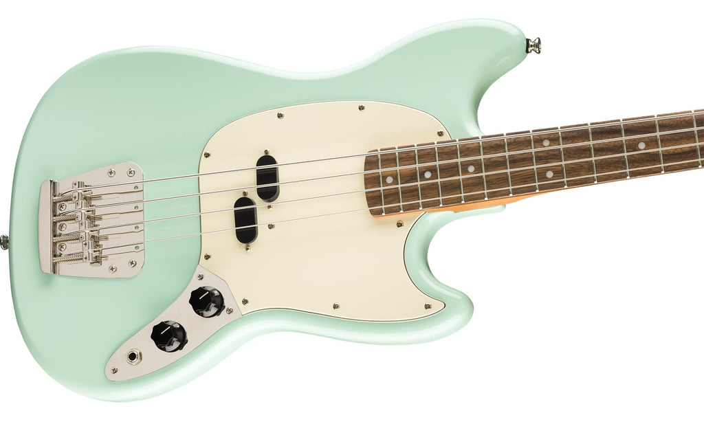 Surf Green Electric Bass Guitar with Instrument Cable, Tuner, Strap J6805