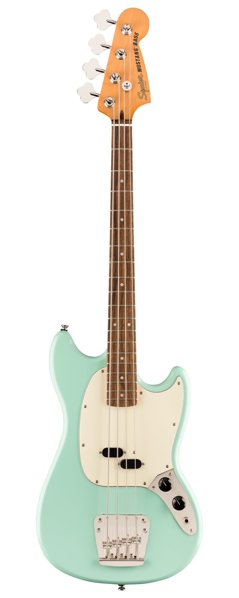 Surf Green Electric Bass Guitar with Instrument Cable, Tuner, Strap J6805