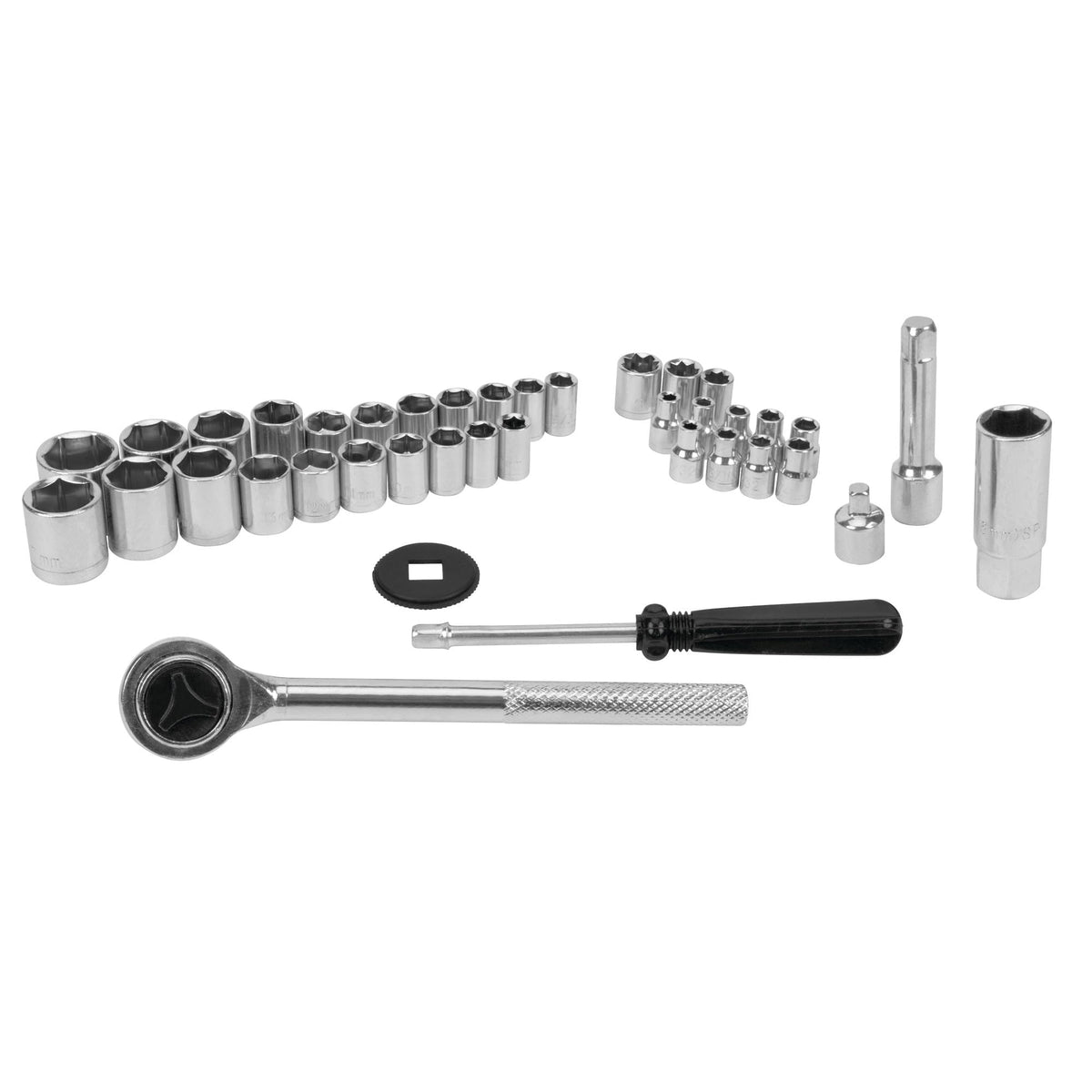 40-Piece SAE and Metric Socket Wrench Set E333