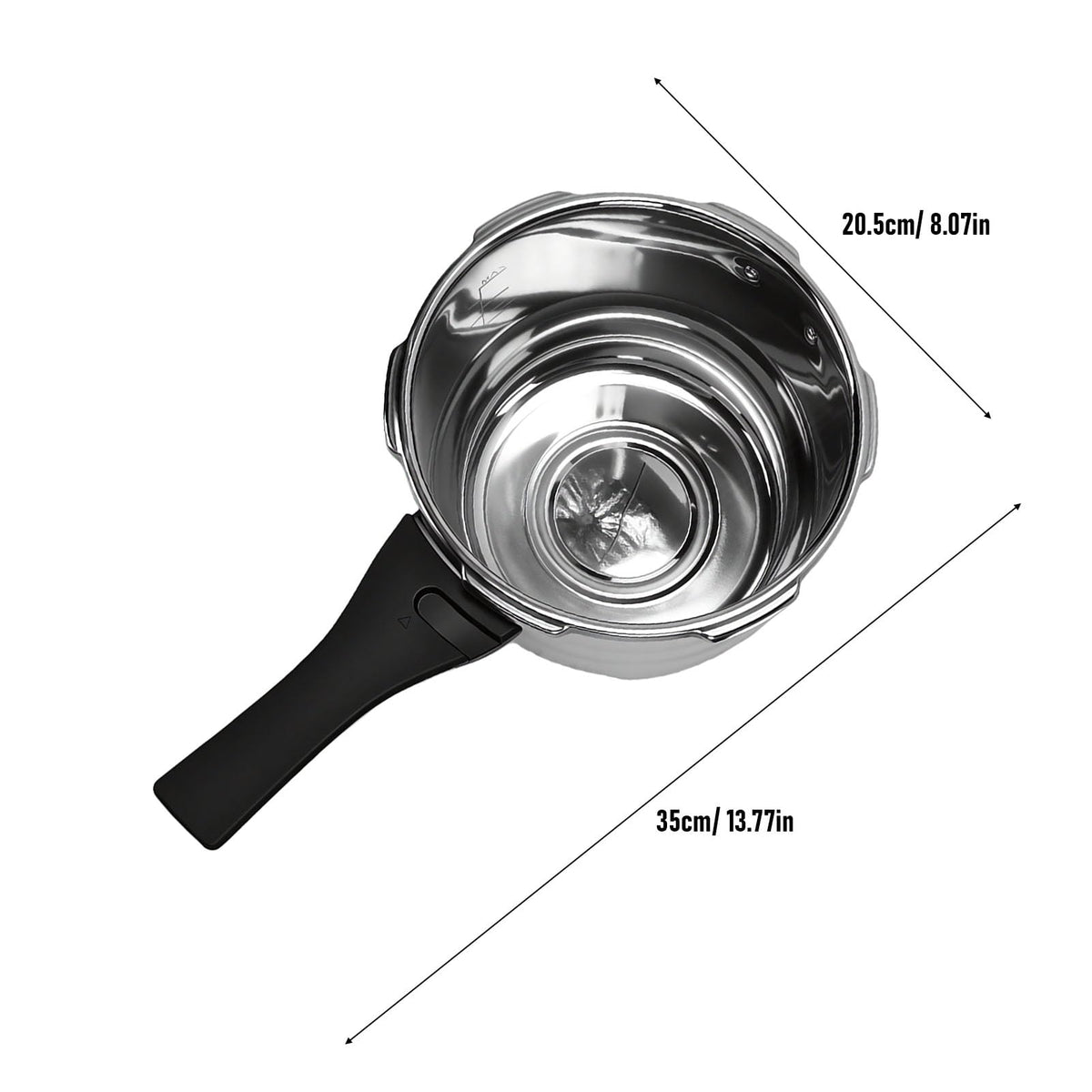 3L Stainless Steel Pressure Cooker C483485