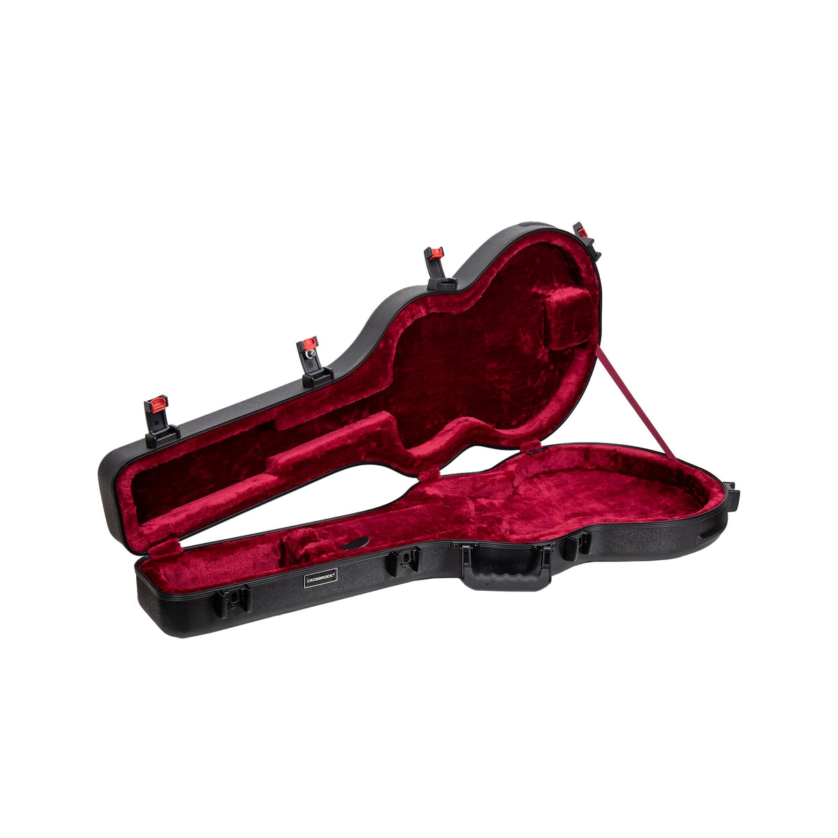 Semi-Hollow Electric Guitar Flight Case with Lock Black L114