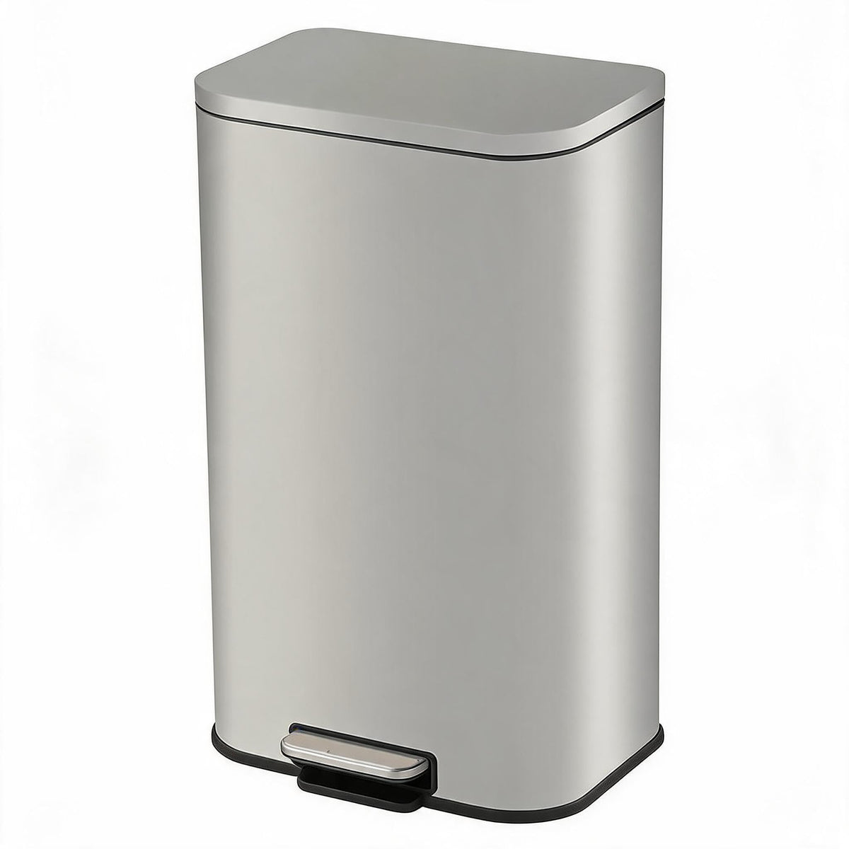 13.2 gal Stainless Steel Step Trash Can R7596