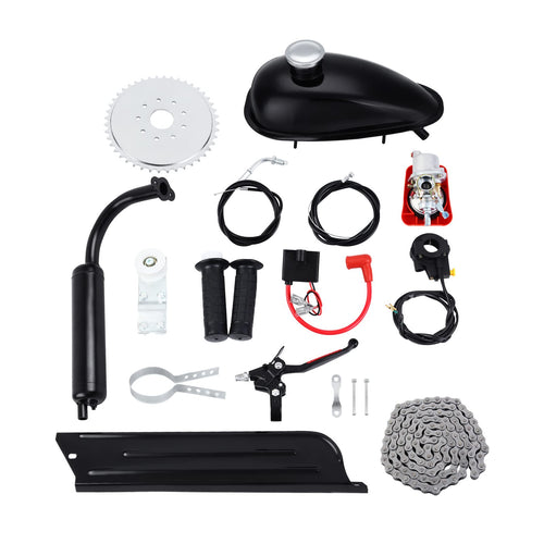 2 Stroke 100cc Bicycle Gasoline Engine Kit Black H454152