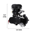 2 Stroke 100cc Bicycle Gasoline Engine Kit Black H454152