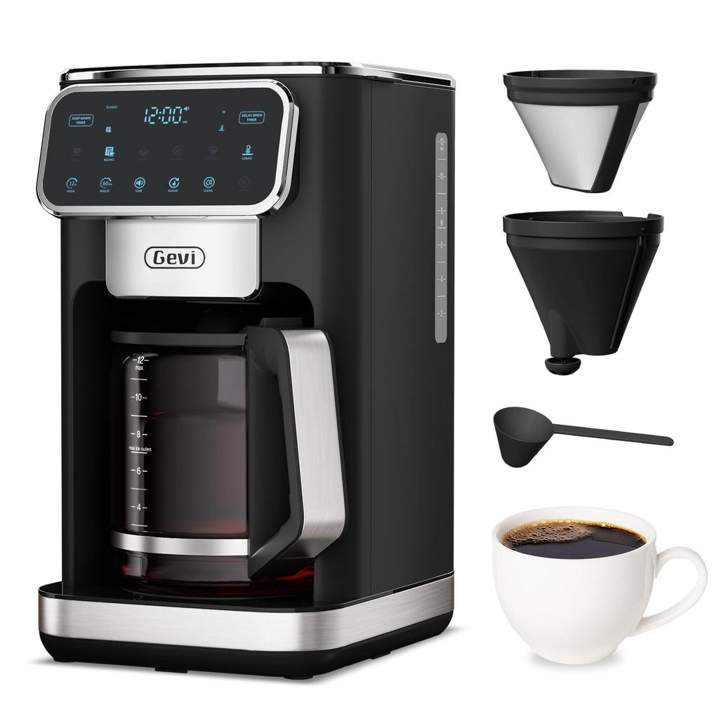 12-Cup Coffee Maker with Glass Carafe B533257