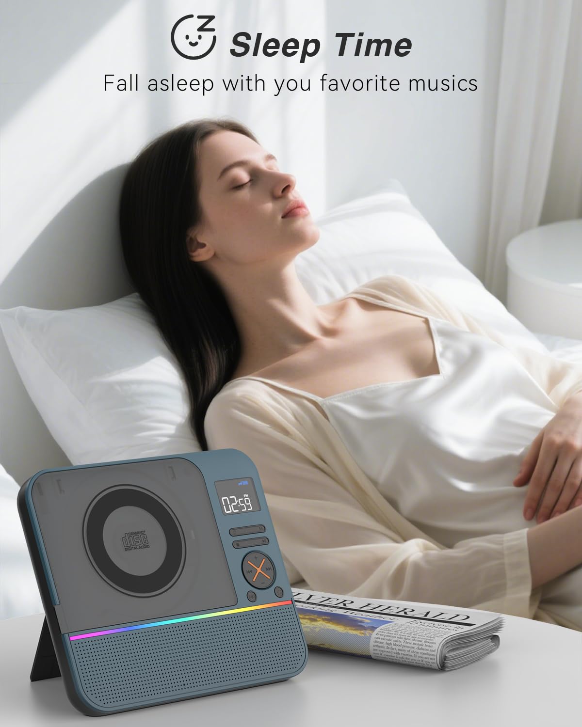 Portable CD Player with Bluetooth X72395