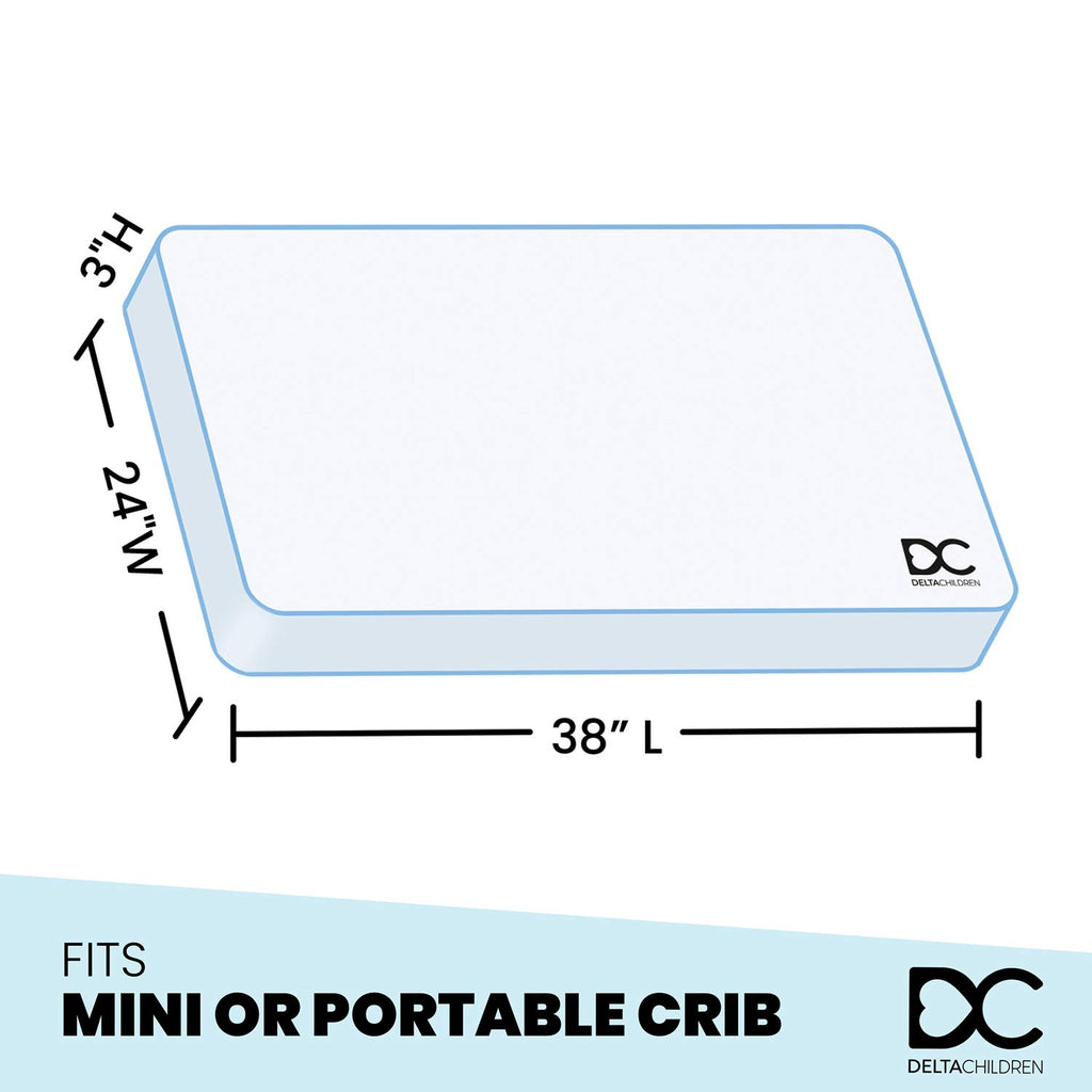 3-Inch Mini Portable Crib Mattress U591465
