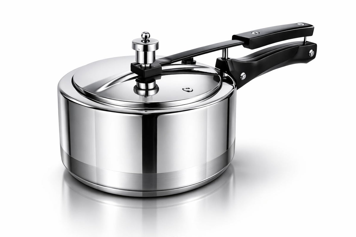 3 Litre Triply Stainless Steel Pressure Cooker R958