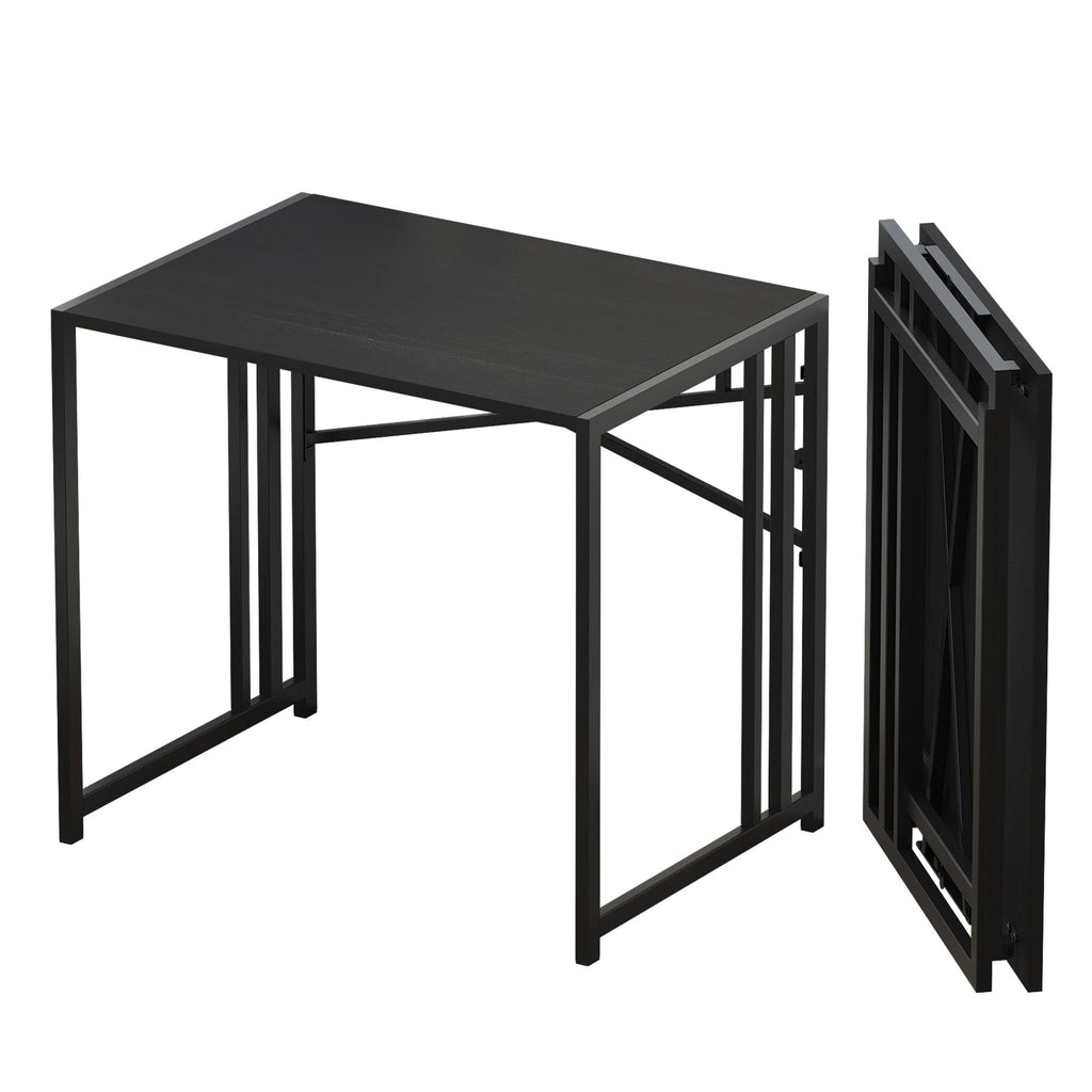 Folding Computer Desk 32 inch Black V707