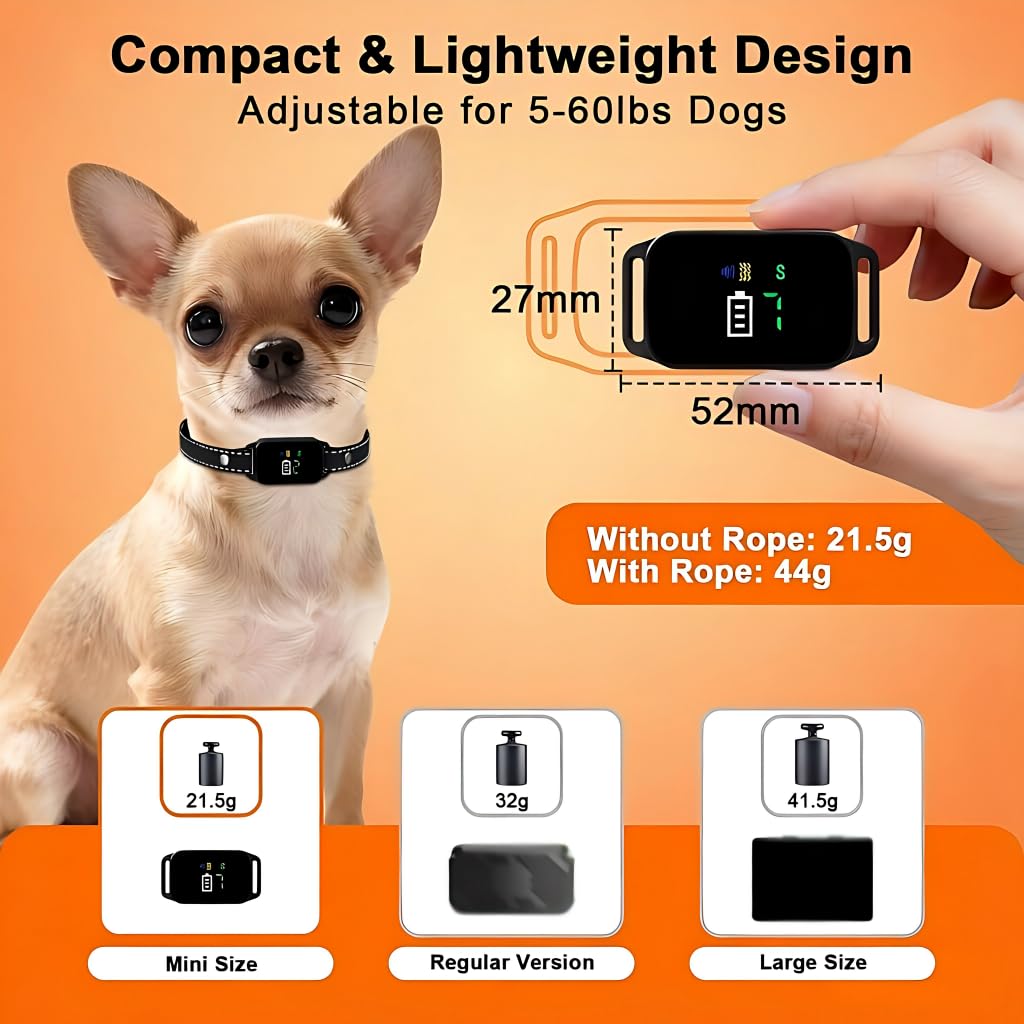 2 Pack Small Anti Barking Training Collar D2089