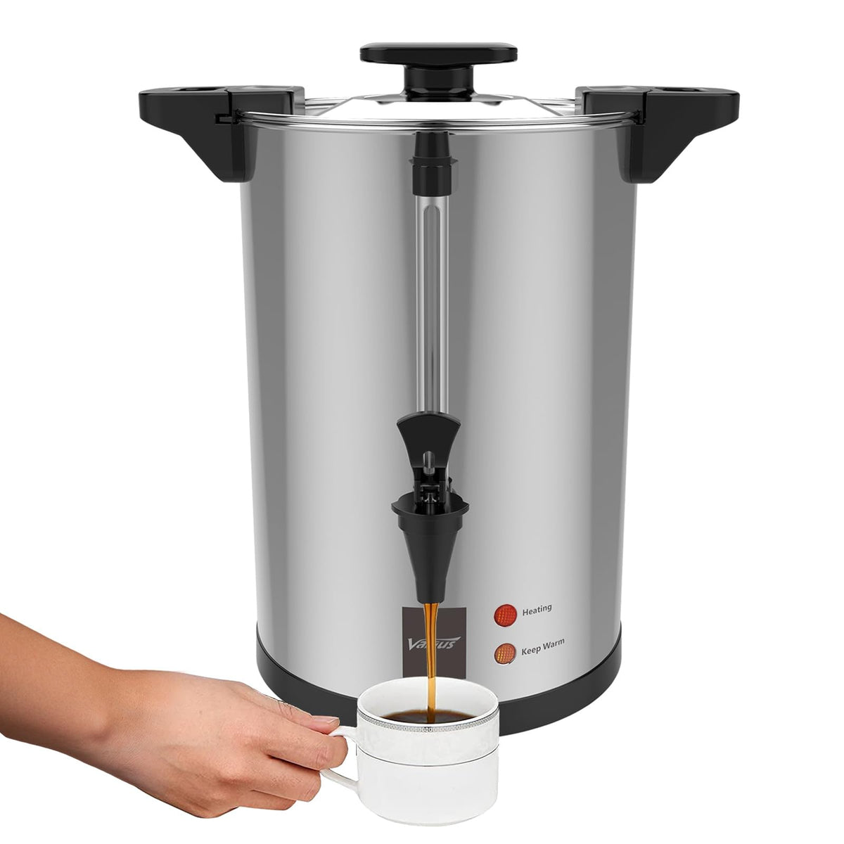 32-Cup Stainless Steel Electric Coffee Urn F77496