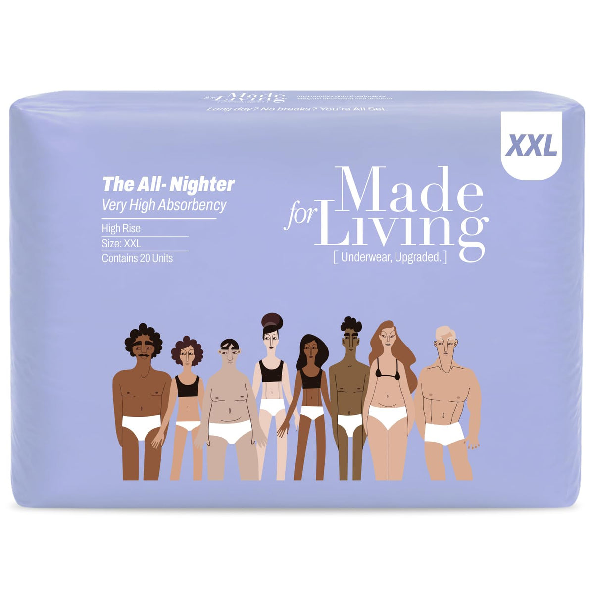 Overnight Adult Pull Up Women/Men XXL 20 Ct S3438