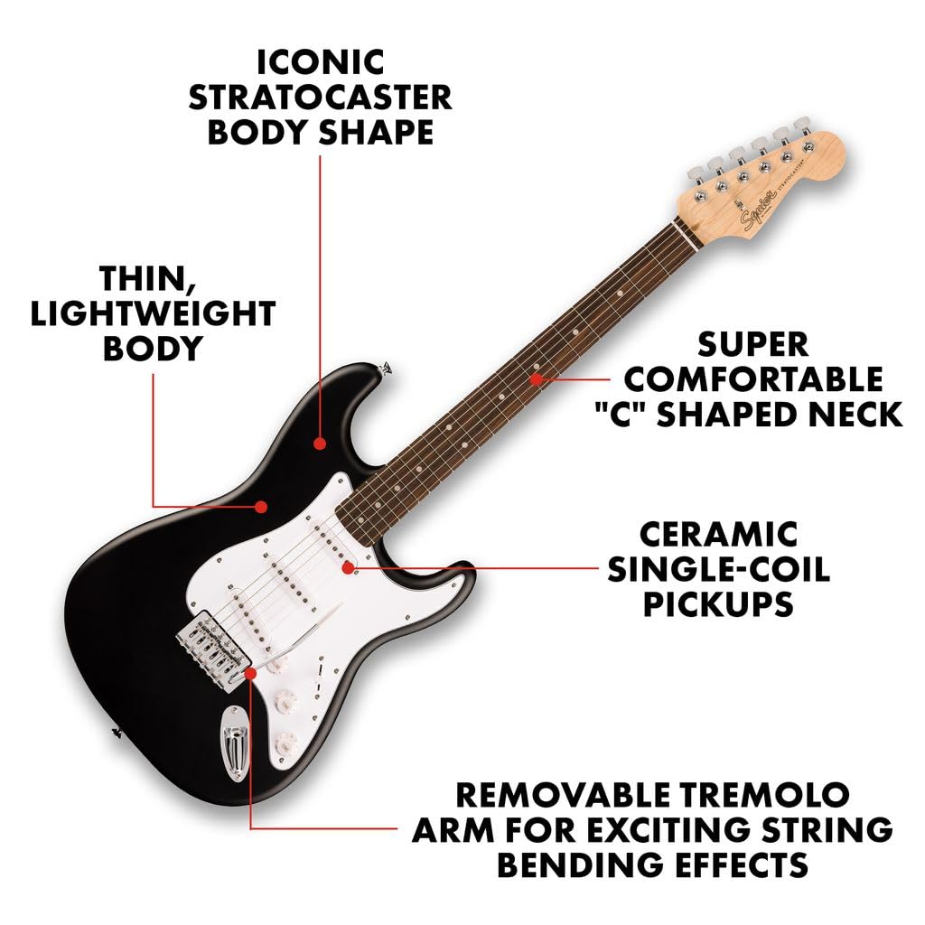 Black Electric Guitar W72892
