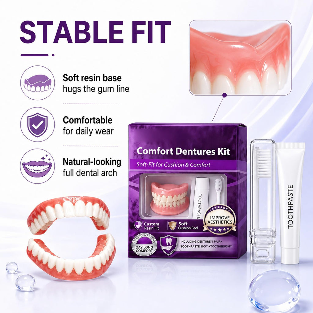 Silicone Dentures Upper & Lower Set I476