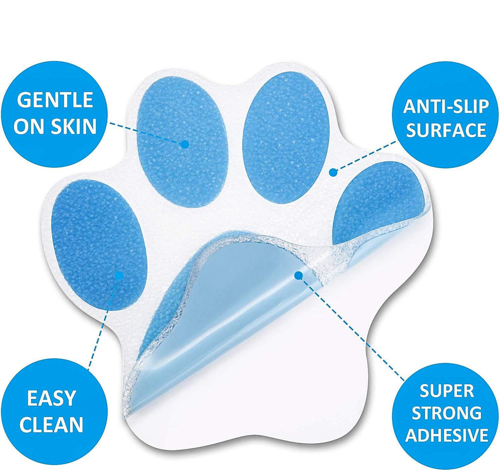 12 Pcs Non-Slip Bathtub Stickers Blue C3234