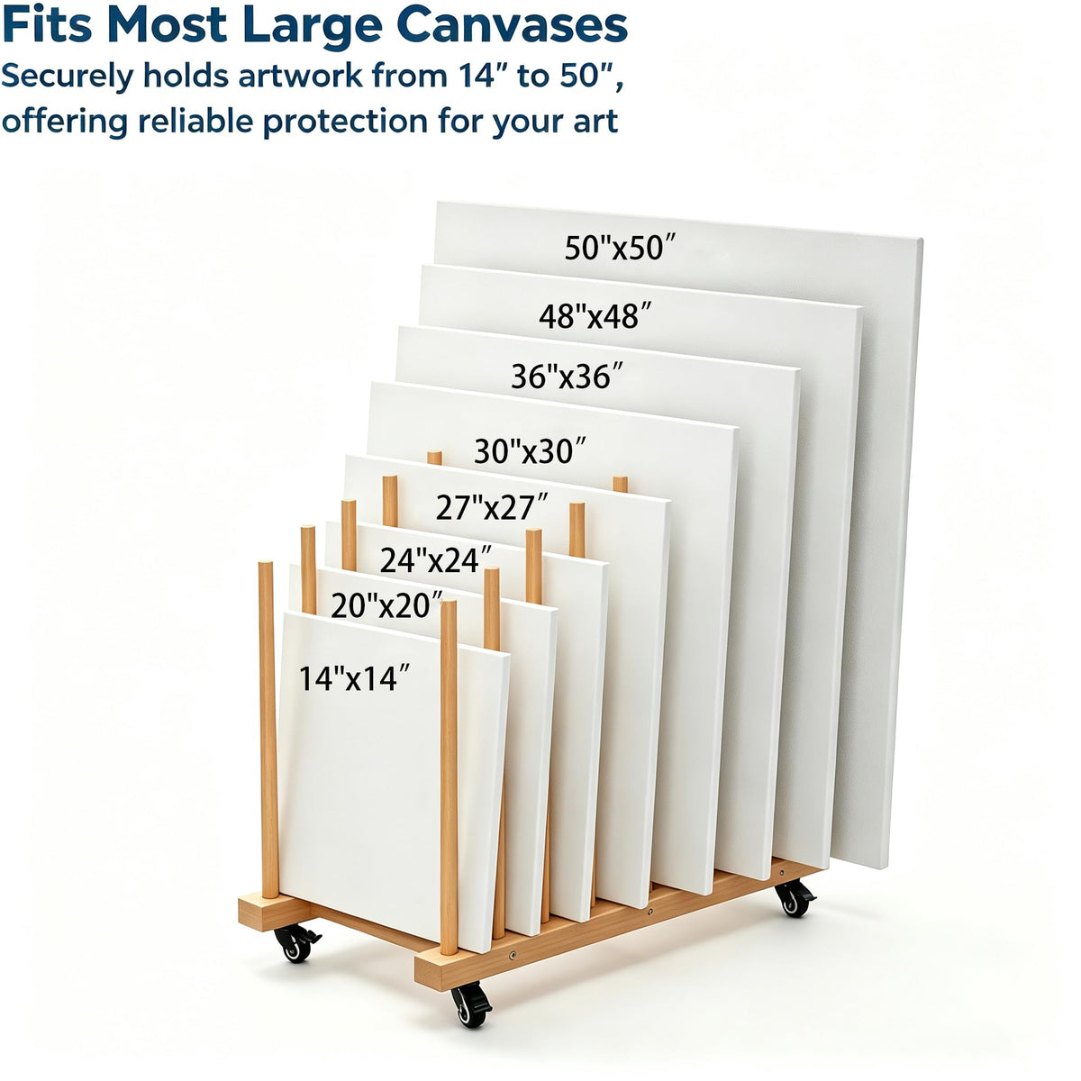 Art Storage Rack with Wheels E10151