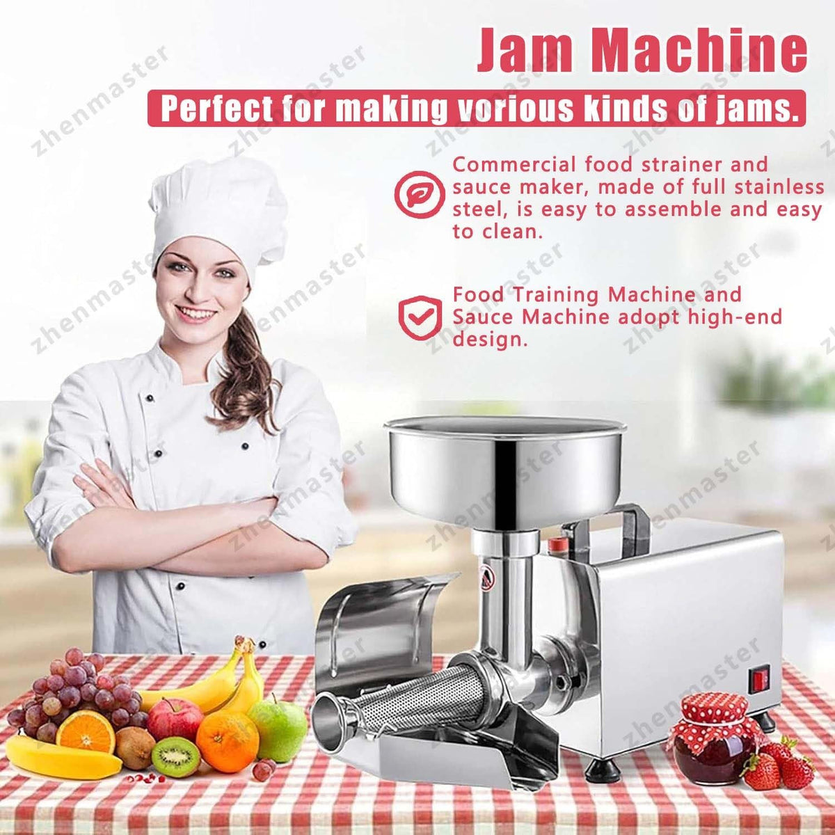 Stainless Steel Electric Tomato Strainer 450W L388