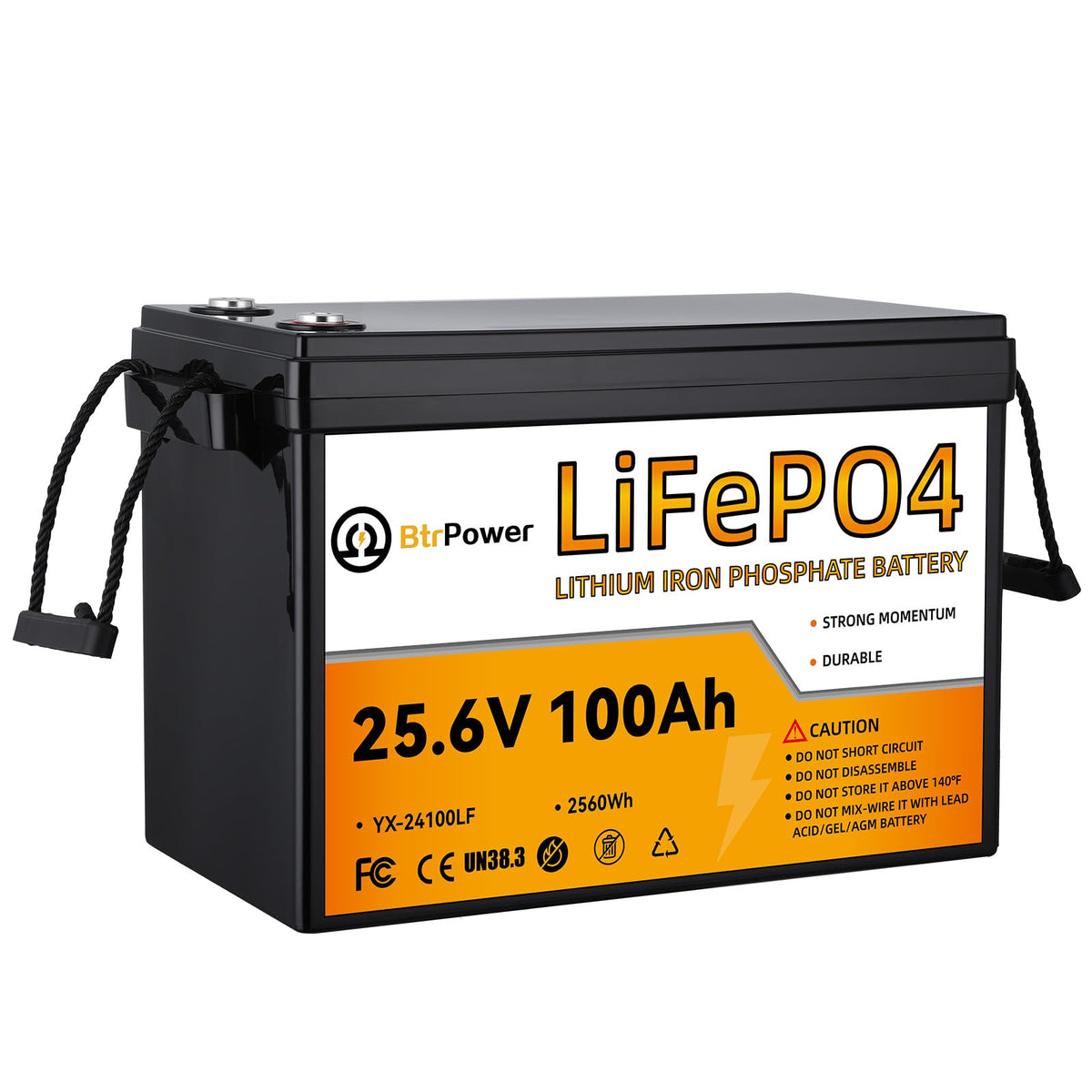 24V 100Ah LiFePO4 Deep Cycle Lithium Battery N5499
