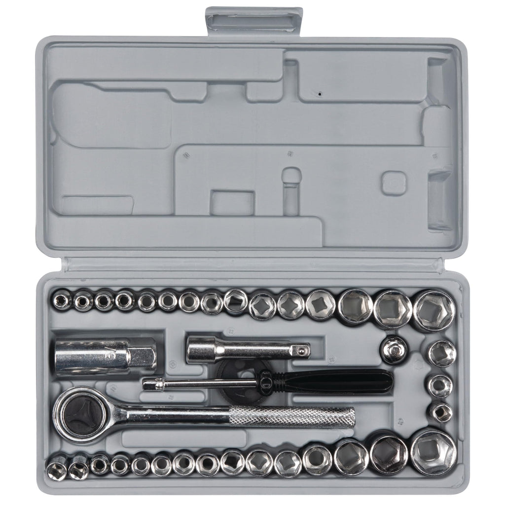 40-Piece SAE and Metric Socket Wrench Set E333