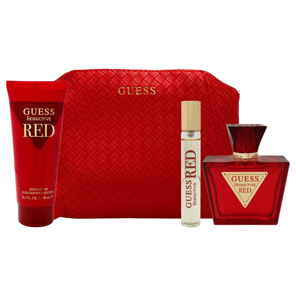 2.5 oz EDT Spray 3.4 oz Body Lotion 0.5 oz Travel Spray 4 Pc Gift Set P1608