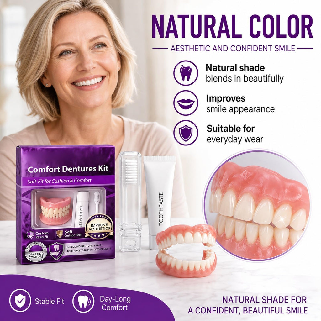 Silicone Dentures Upper & Lower Set I476