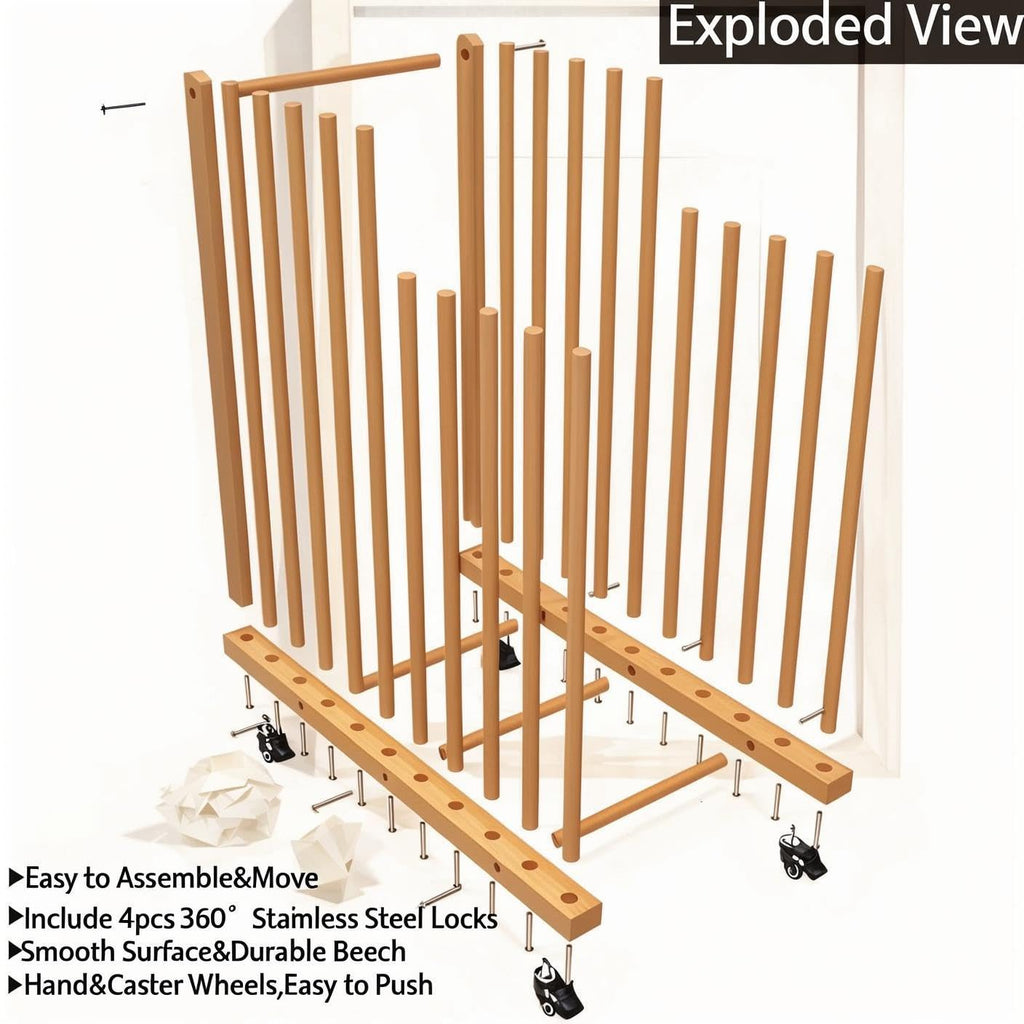 Art Storage Rack with Wheels E10151