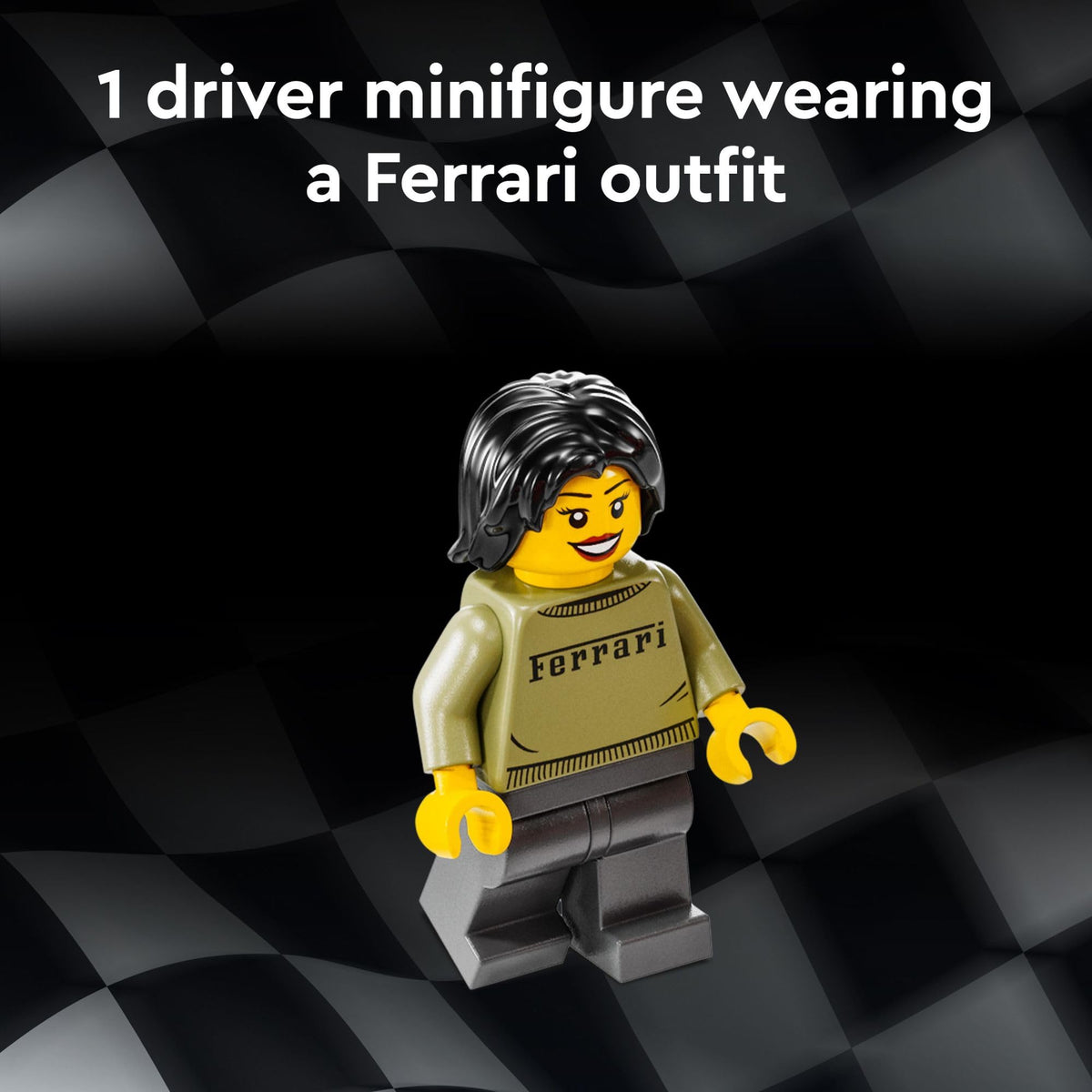 Toy Car Model Building Set with Driver Minifigure K4388