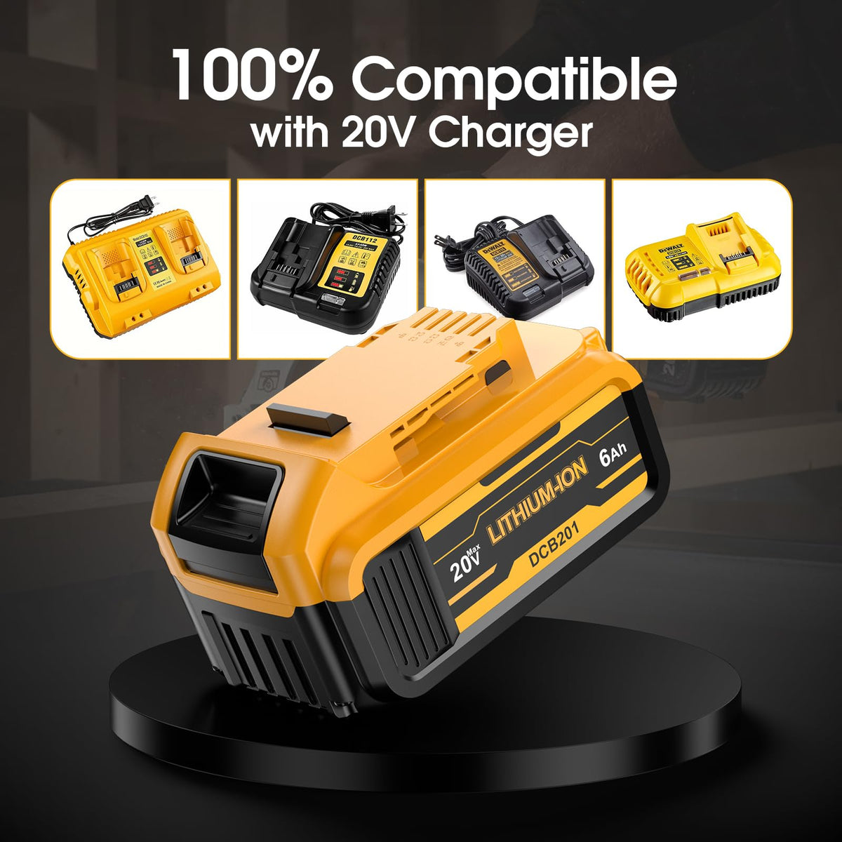2 Pack 6.0ah Replacement Battery V564
