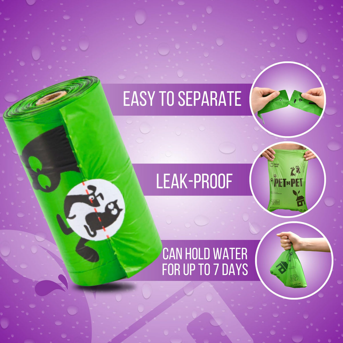 Lavender Scented Dog Poop Bags 1080 Count I511