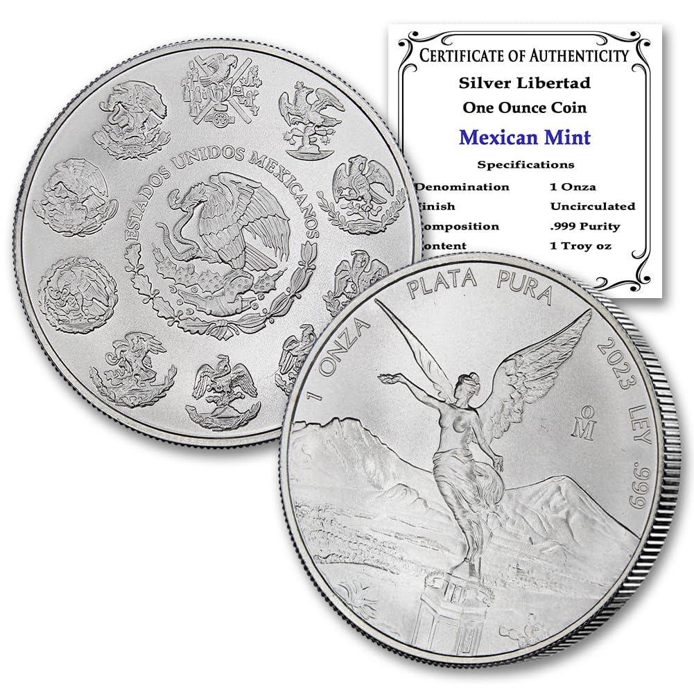 1 oz Mexican Silver Libertad BU F8139