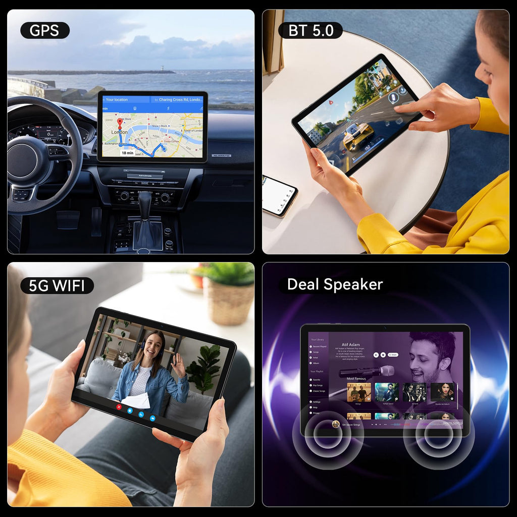 10.1 inch Android 15 Tablet Octa-Core 16GB RAM 64GB ROM M975