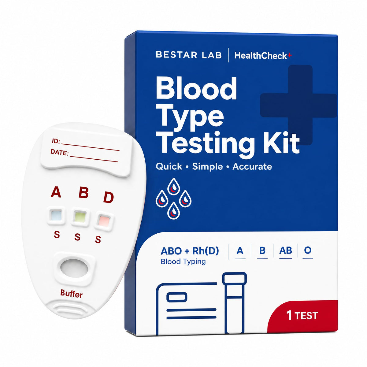 Blood Type Testing Kit (8-Type) K721599