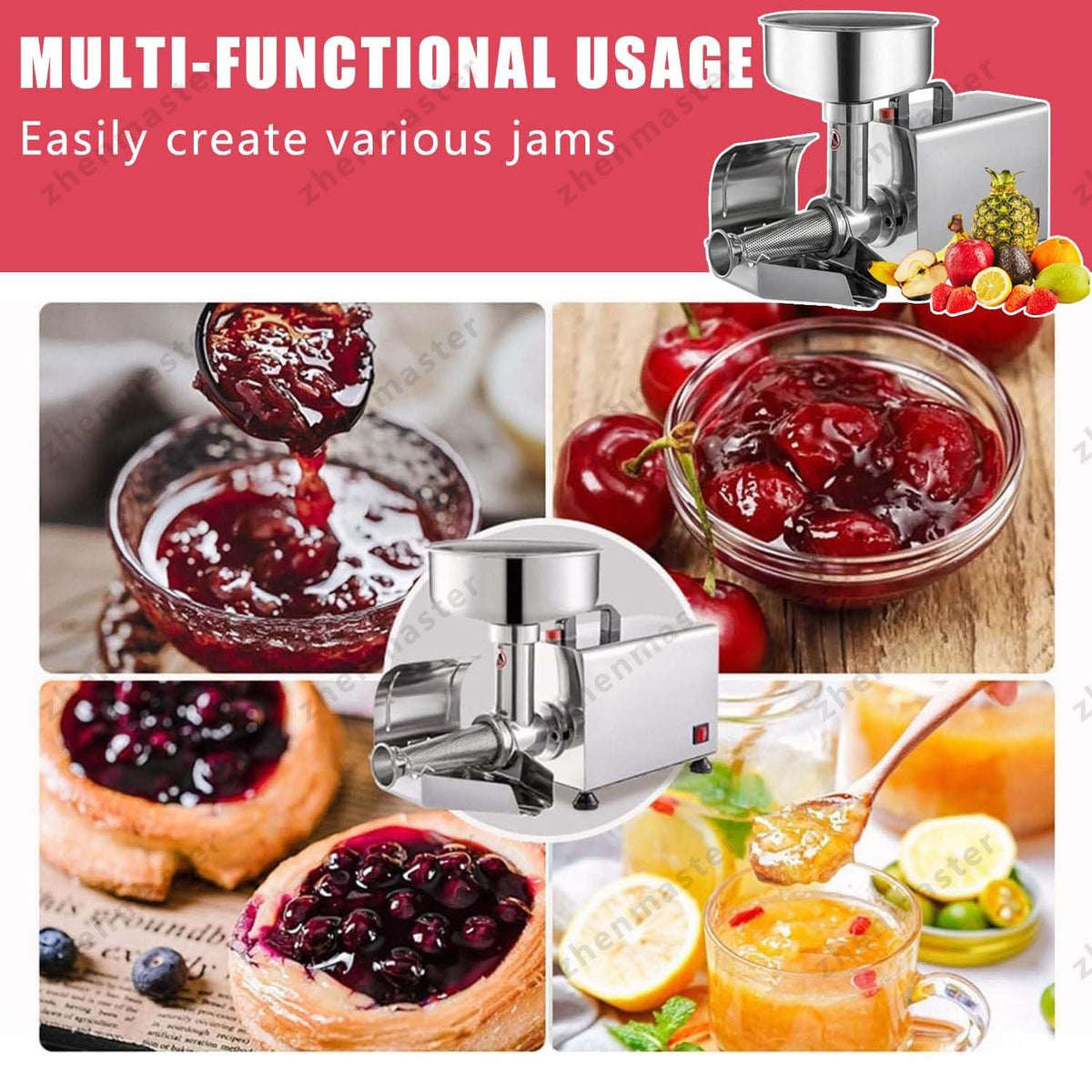Stainless Steel Electric Tomato Strainer 450W L388