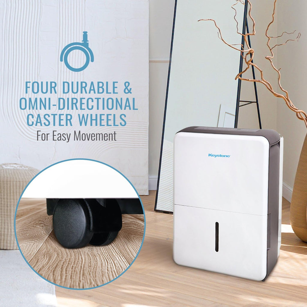 50-Pint Portable Dehumidifier with Auto-Shutoff and Timer Y81795