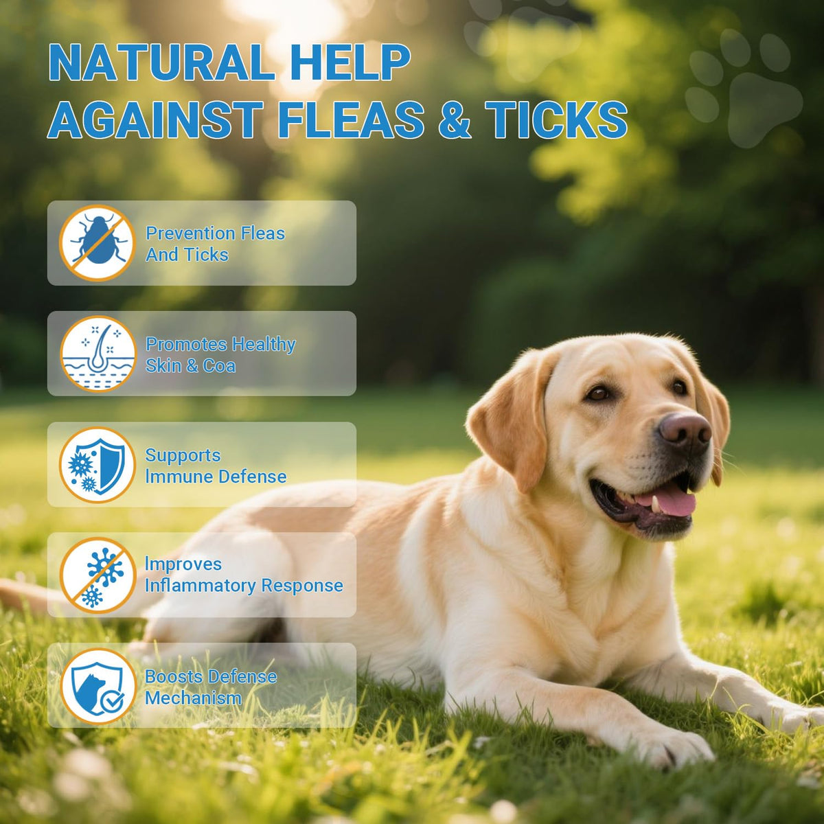 Flea and Tick Prevention for Dogs 200 Soft Chews Chicken Flavor F974