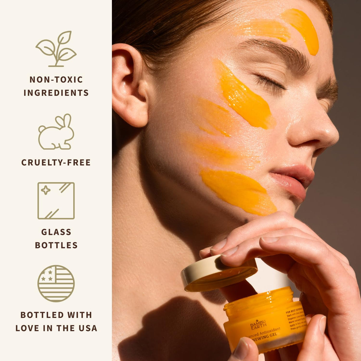 Antioxidant Renewing Gel Face Moisturizer with Bakuchiol Vitamin C Ester & Prickly Pear 1 oz M559283