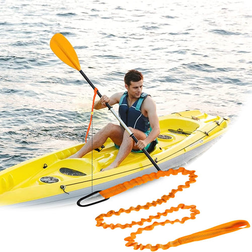 2 Pack Stretchable Paddle Leash with Carabiner P1411