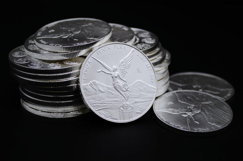 1 oz Mexican Silver Libertad BU F8139