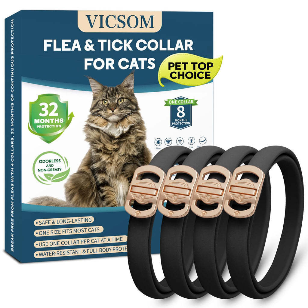 Flea Collar for Cats 4 Pack O489