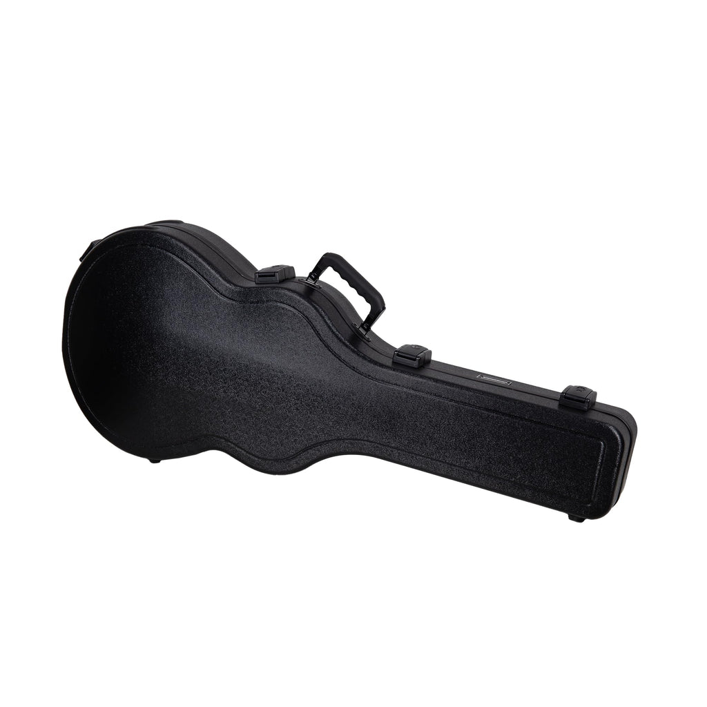 Semi-Hollow Electric Guitar Flight Case with Lock Black L114