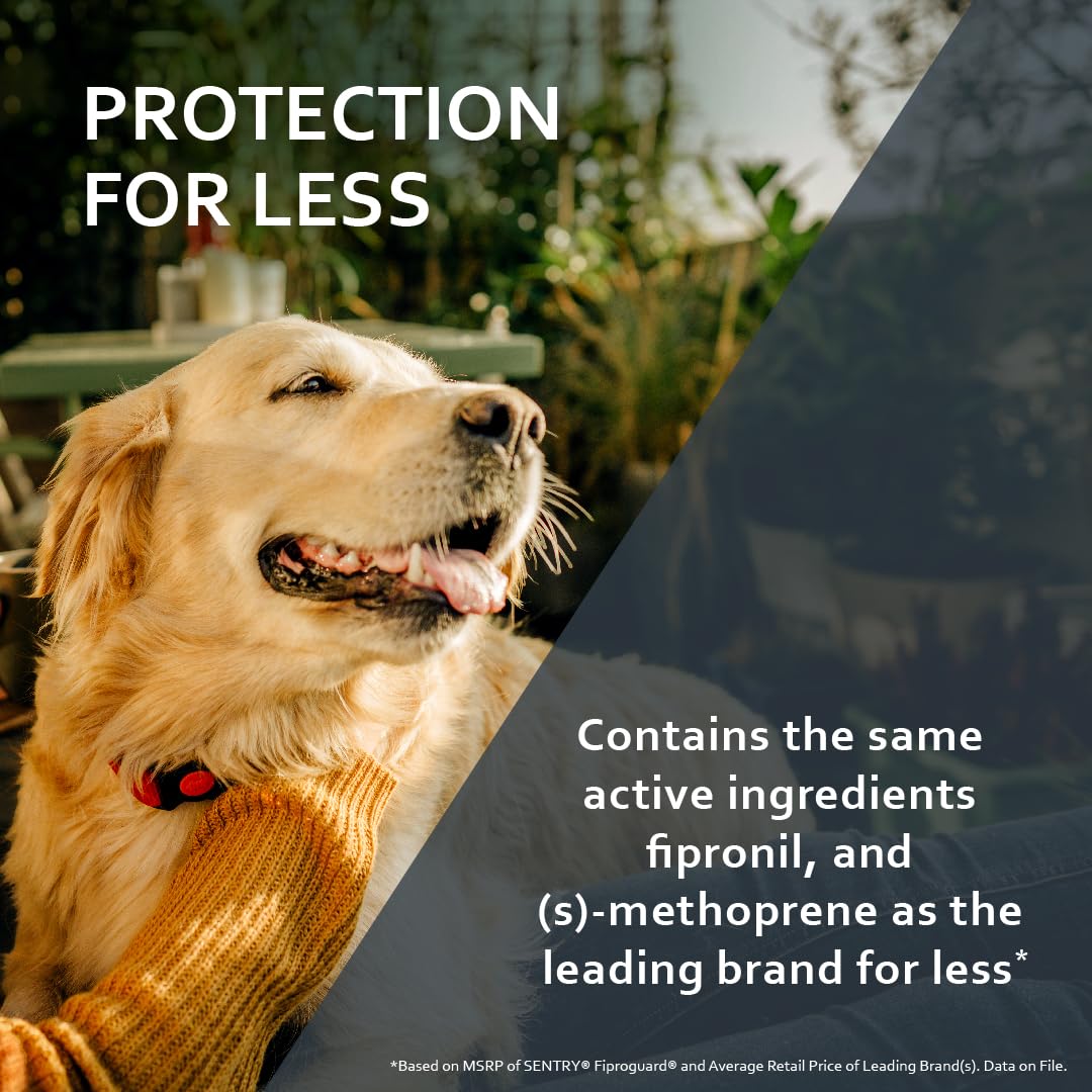 Flea & Tick Dogs 89-132 lbs Fipronil 6-Month Y5126