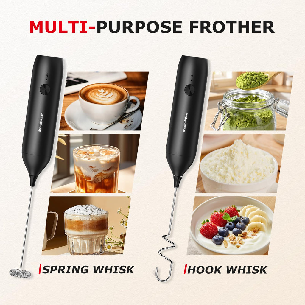Rechargeable Handheld Milk Frother M653