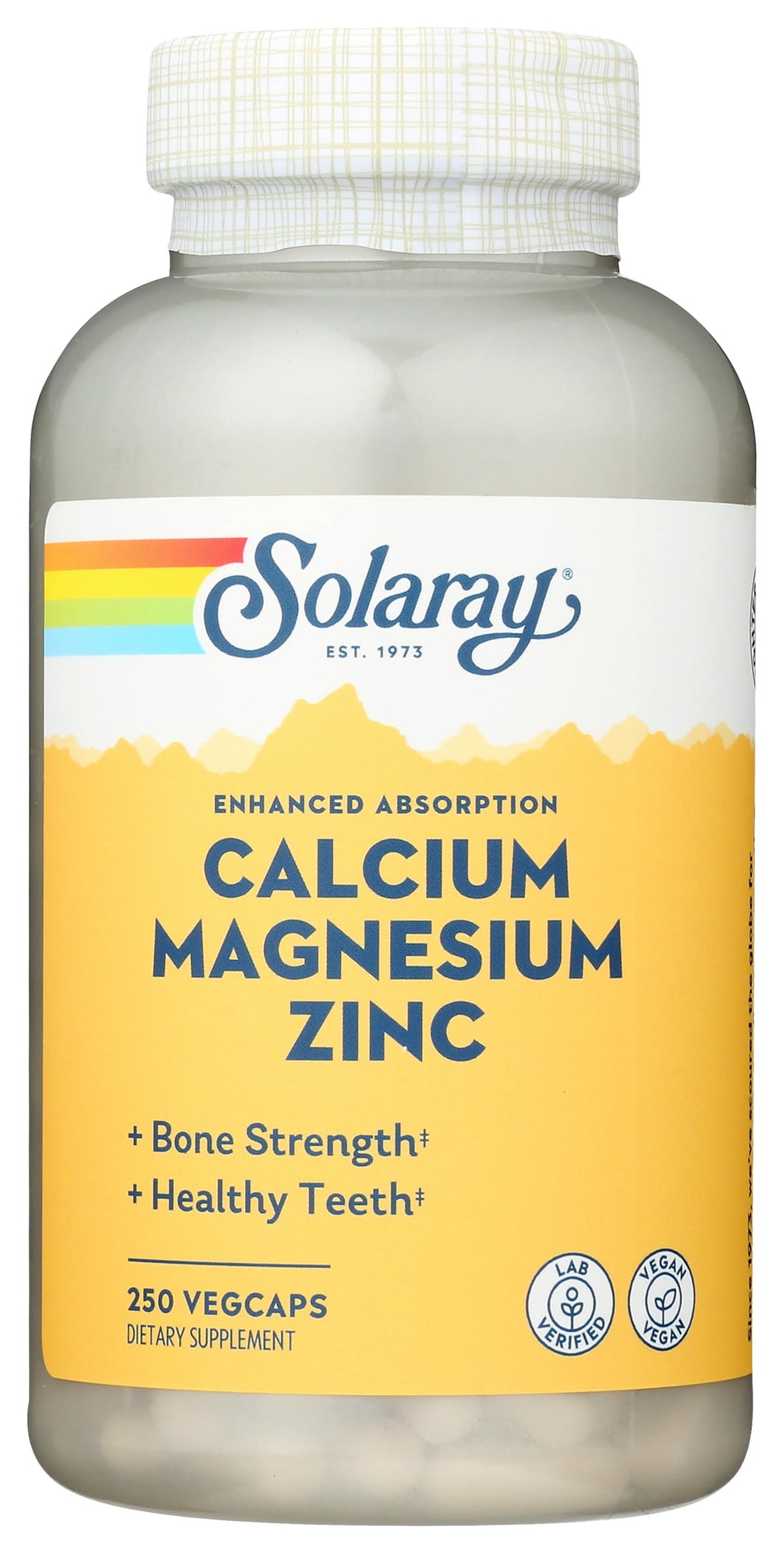 Calcium Magnesium Zinc Capsules 250 Count D812962
