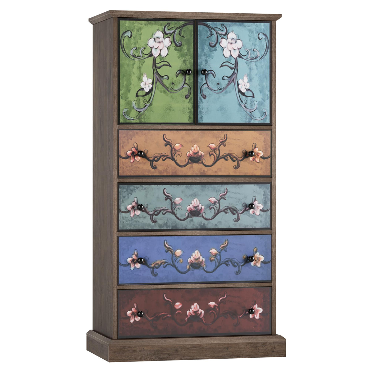 50" H Boho 4 Drawer Dresser V177