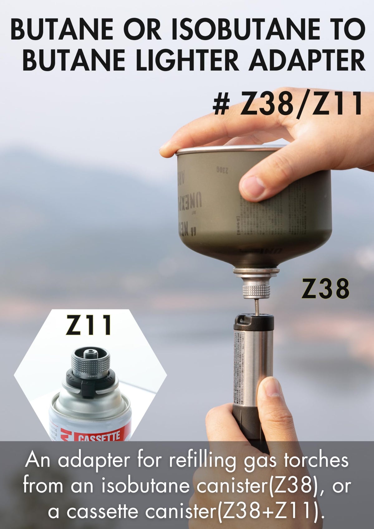 Cassette Canister to Butane Fill Adapter P19636